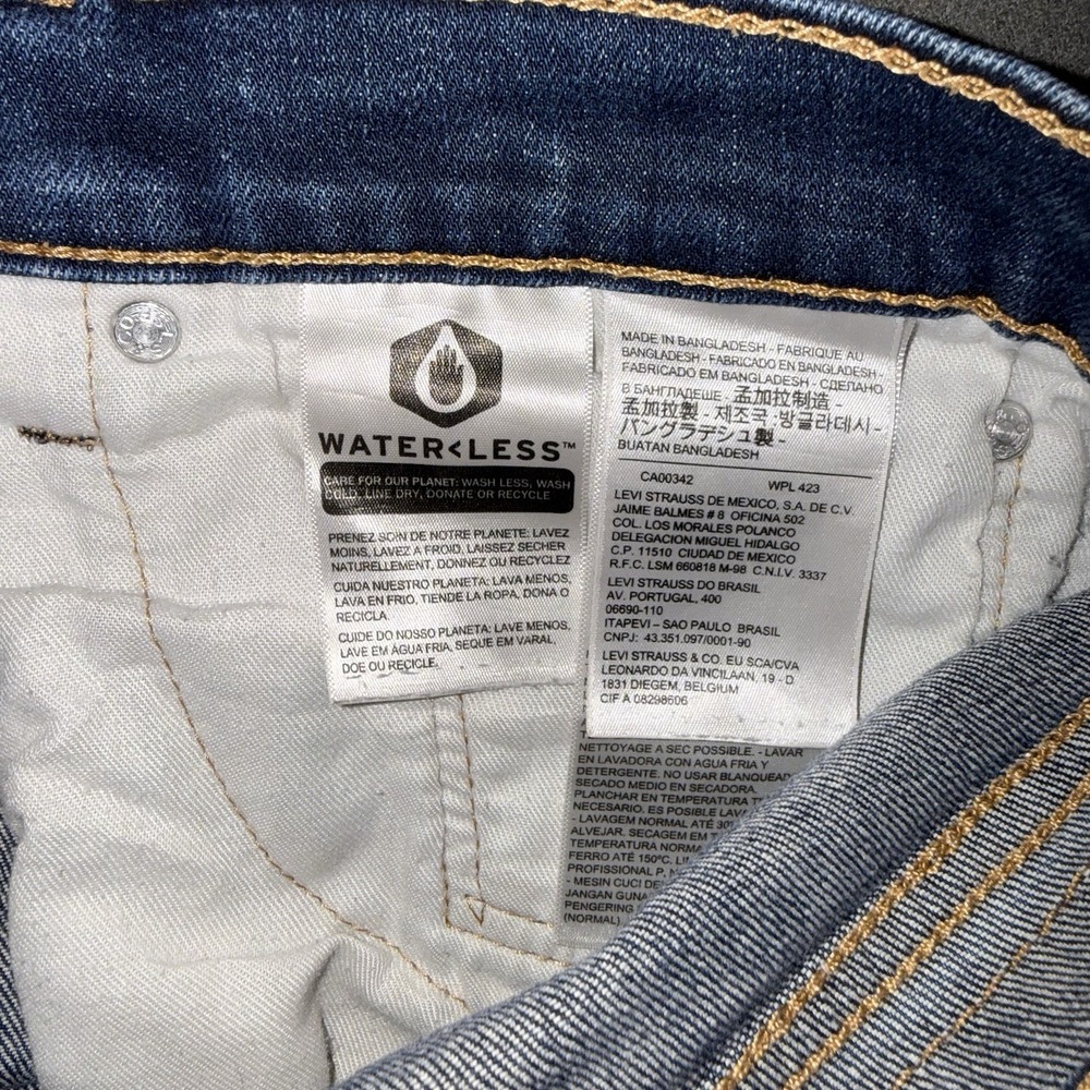 Levi's Men's Flex 511 Modern Slim Fit Pants Denim Jeans Blue 34x27 045111042 - Picture 3 of 12
